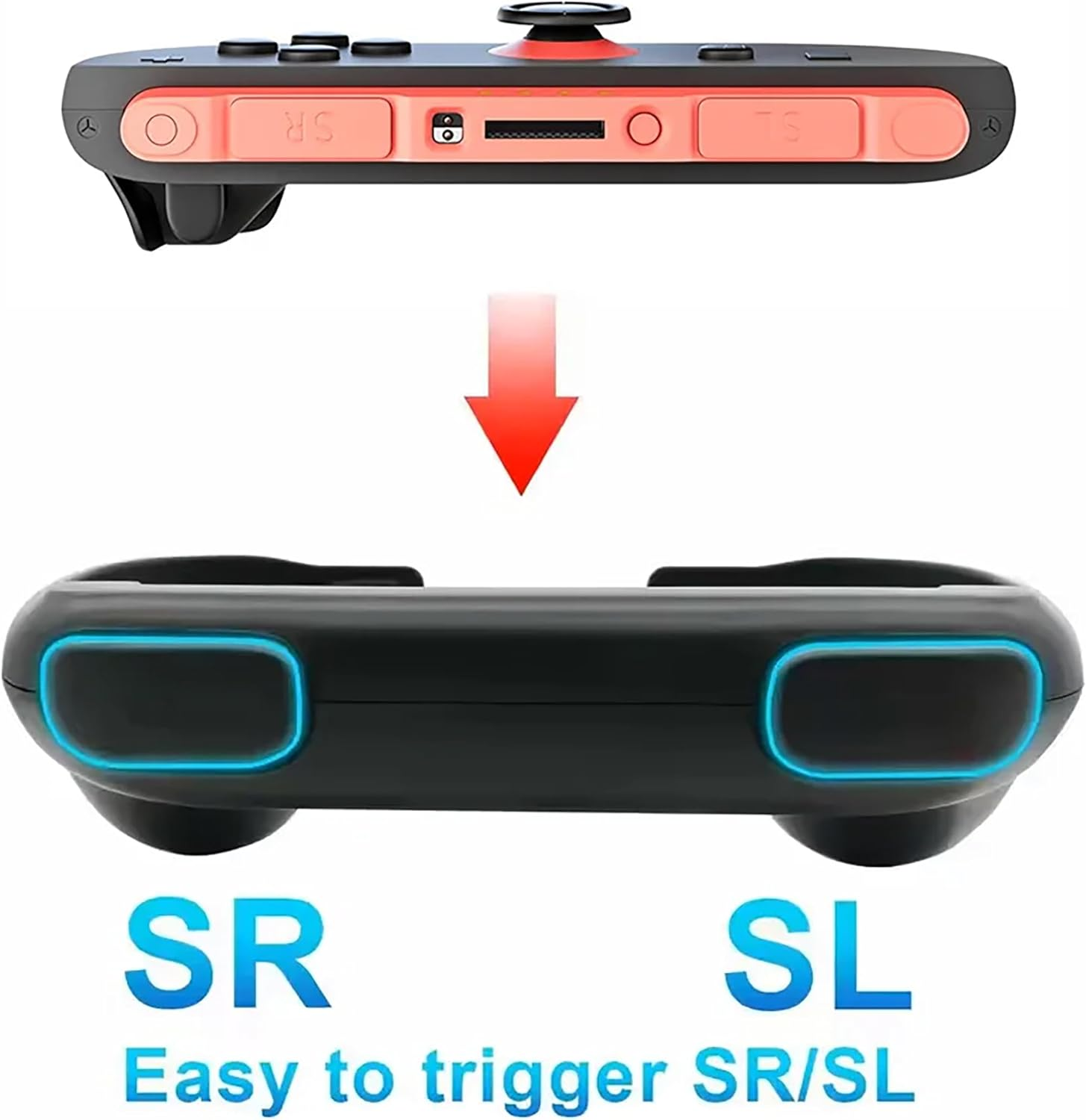 2 Pack Joy-Con Controller Hand Grips for Switch 2 Wear-Resistant Comfort Handles Holder for Switch 2 Controller Grip for Joy Cons 2 image number 1