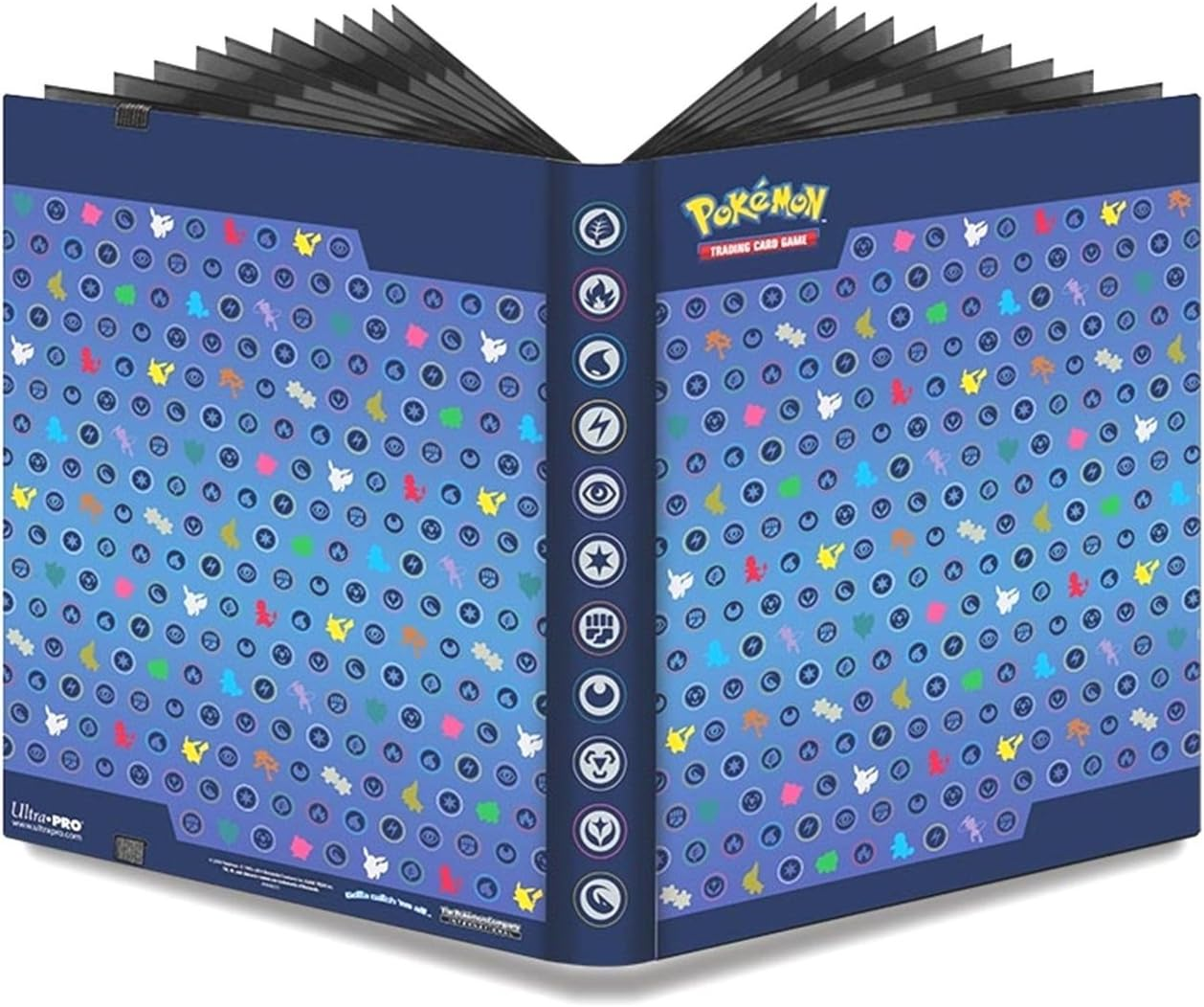 Ultra Pro E-84373 9-Pocket Pokemon Full-View Pro Binder: Silhouettes Album Blue image number 2