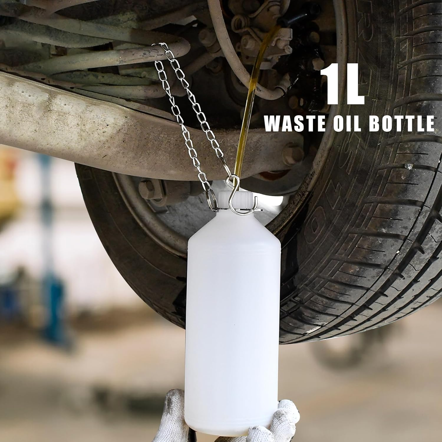 SMOTIVEPRO 2L Manual Brake Bleeder Fluid Pump, One Man Professional Brake Bleeder Kit Suitable for Most European Brake Mast Cylinder Reservoirs image number 3