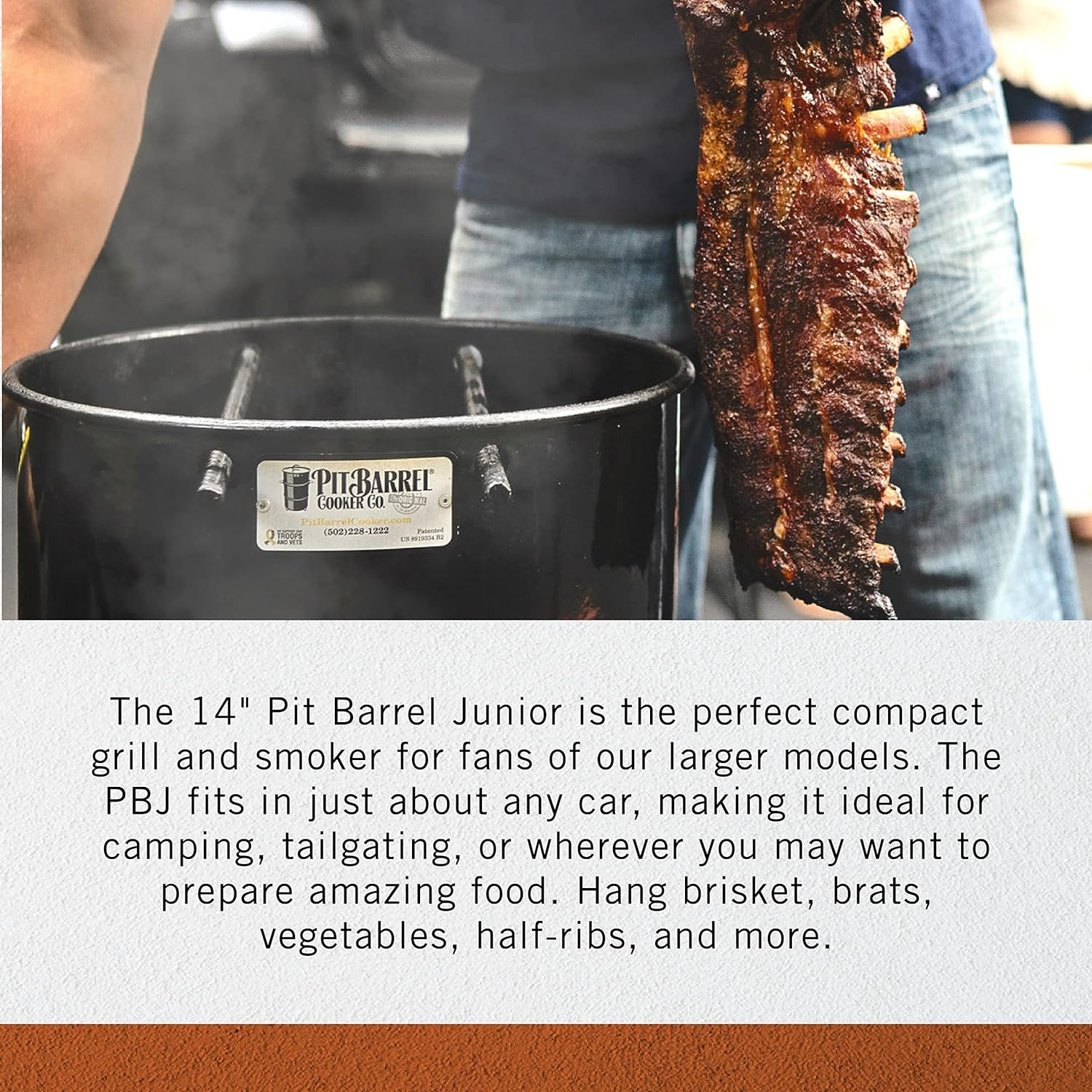 Pit Barrel Cooker Junior Smoker, 14-Inch image number 6