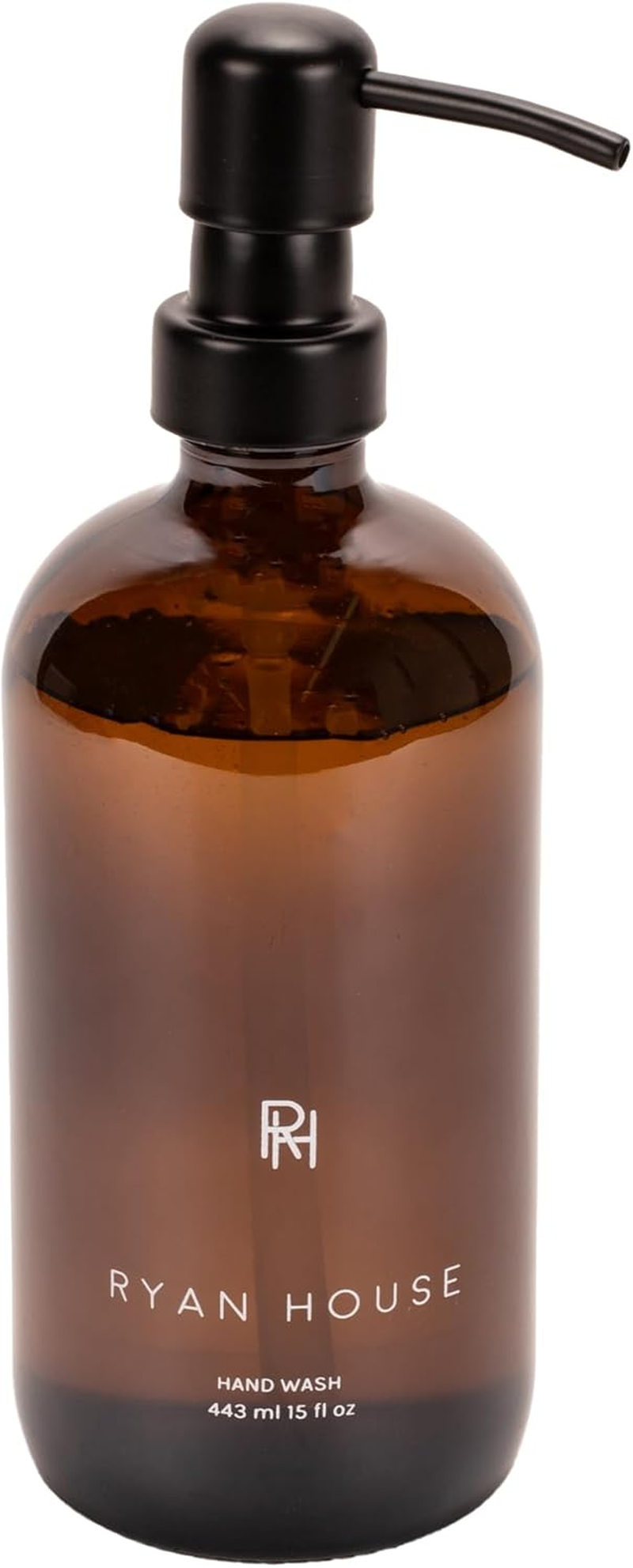 Ryan House Candles Orchid Sea Salt 12.5 Ounce Nourishing and Refreshing Hand Soap in Recycled Glass Bottle with Pump for Kitchen or Bathroom