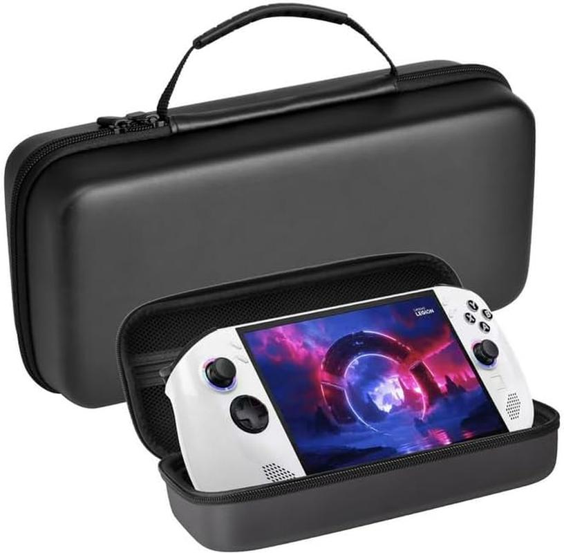 Coyktonty Hard Carrying Case for Lenovo Legion Go S,Protector for Lenovo Legion Go S Gaming Handheld, Black/Double Pocket/Large Capacity image number 6