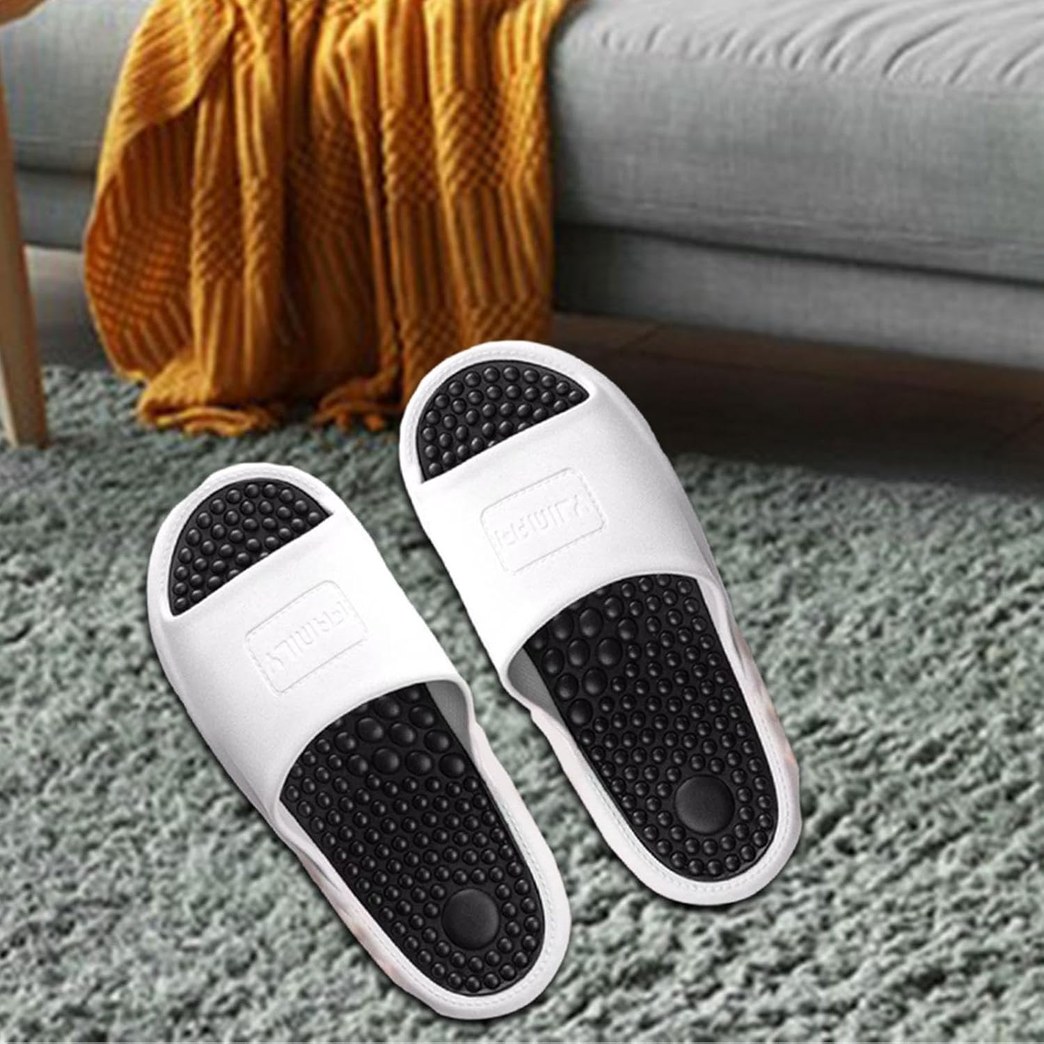 Thick Sole Massage Slippers for Gym, Bathroom, Pool, Indoor and Outdoor image number 5