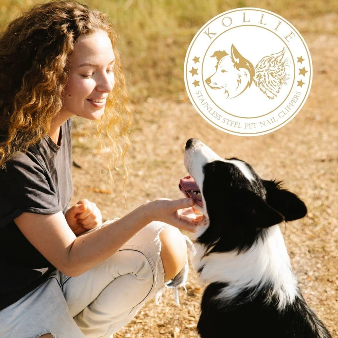 Kollie Dog Nail Clippers, Cat Nail Clippers, Stainless Steel Razor Sharp Blades, Dog Nail Trimmer, Safety Guard to Avoid over Cutting Nails, Heavy Duty Sturdy Dog Clipper, Non-Slip Handles, Dognail image number 2