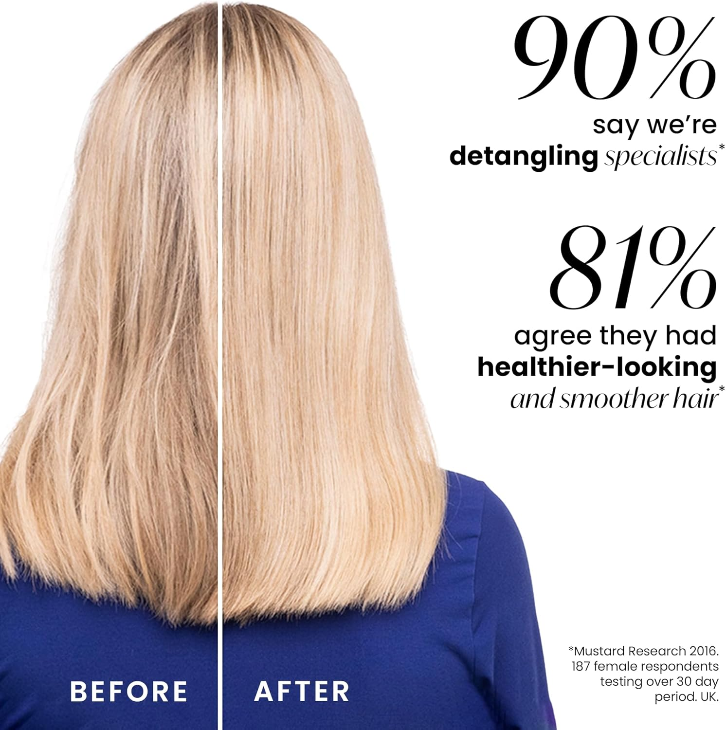 Tangle Teezer Original Detangler Brush, Dry & Wet Hairbrush for All Hair Types, Pink Fizz image number 5