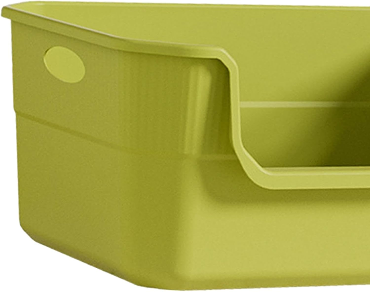 ＡＷＨＡＯ Open Top Pet Litter Box Extra Large for Small and Large Cats Sifting Litter Tray, Green image number 2