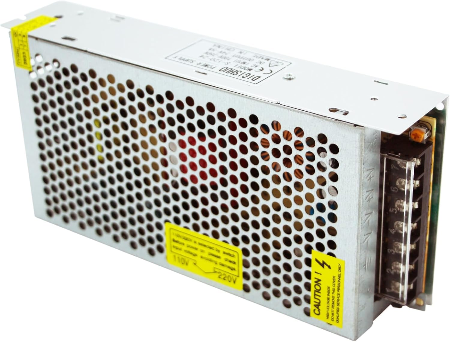 DIGISHUO DC 24V 5A 120W Power Supply Adapter Transformer Switch AC 240V to DC 24V 5Amp Switching Converter LED Driver for LED Strip Light CCTV Camera Security System image number 3