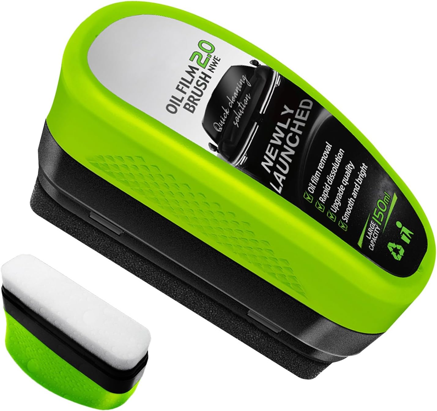 Clear Vision Windscreen Cleaner, Clear Vision Glass Cleaner, Windscreen Washer Fluid， Car Windshield, Prevents Rain and Fog Cleaning Glass Brush for Car image number 2