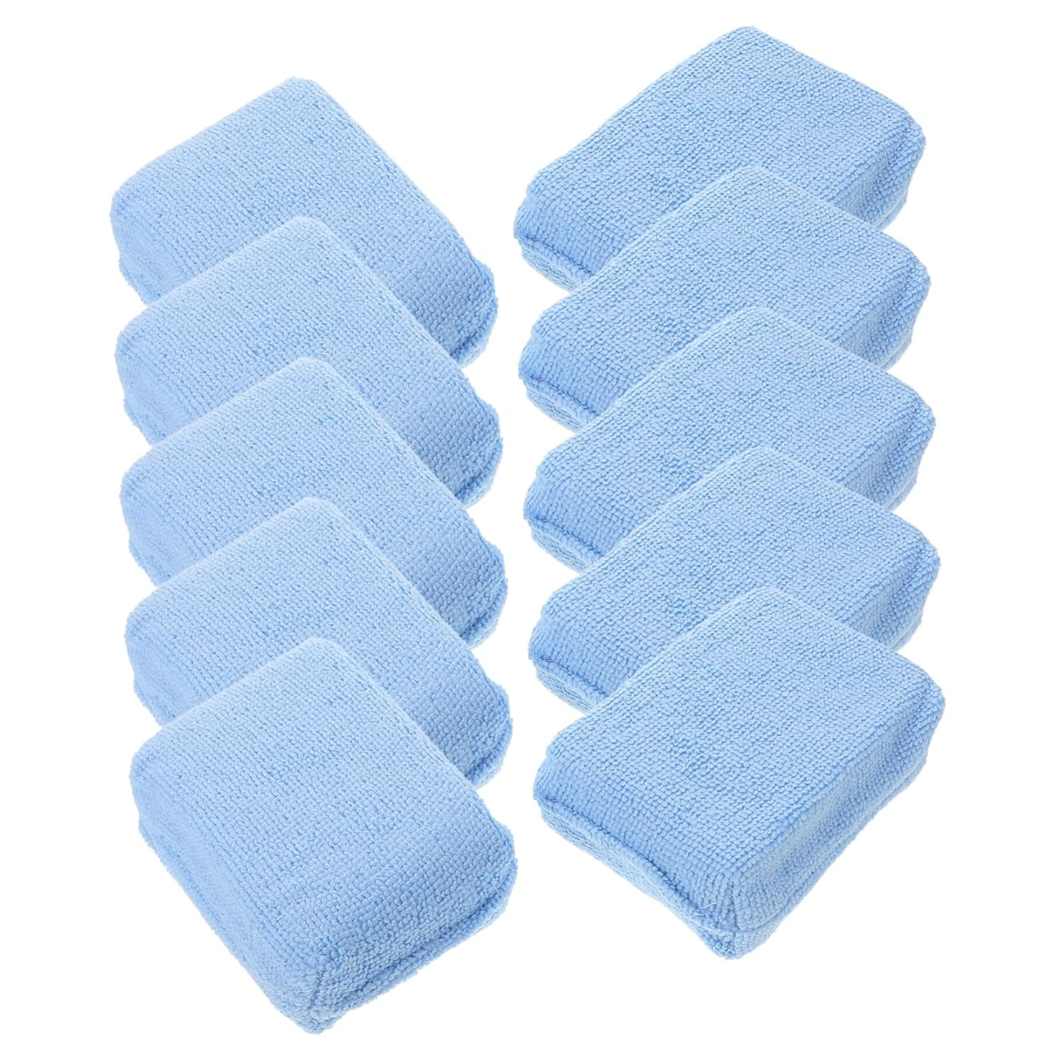 PRETYZOOM 10Pcs Car Wax Applicator Pads Versatile Rectangle Polishing Tools for Car Detailing Waxing and Windshield Cleaning Efficient Scratch Repair and Convenient Storage for Home Use image number 6