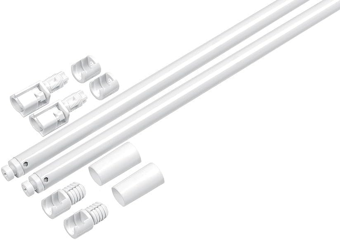 Cyclingcolors 450Mm round Top Rail White Set Drawer Runners Furniture