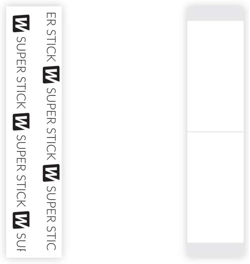 Super Stick Tape Straight Strips by Walker, 36 Pcs (3/4 in X 3 In) image number 1