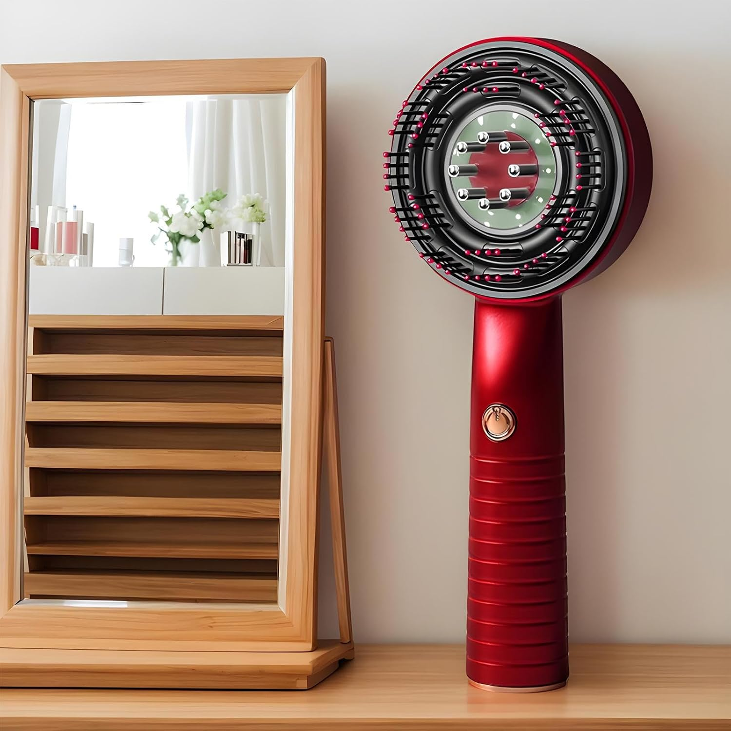 Furtryvl Electric Scalp Massager,Scalp Massager Hair Growth Electric - Comb Vibrating Waterproof Rechargeable Brush for Personal Care Beauty Home Travel Women Men image number 2