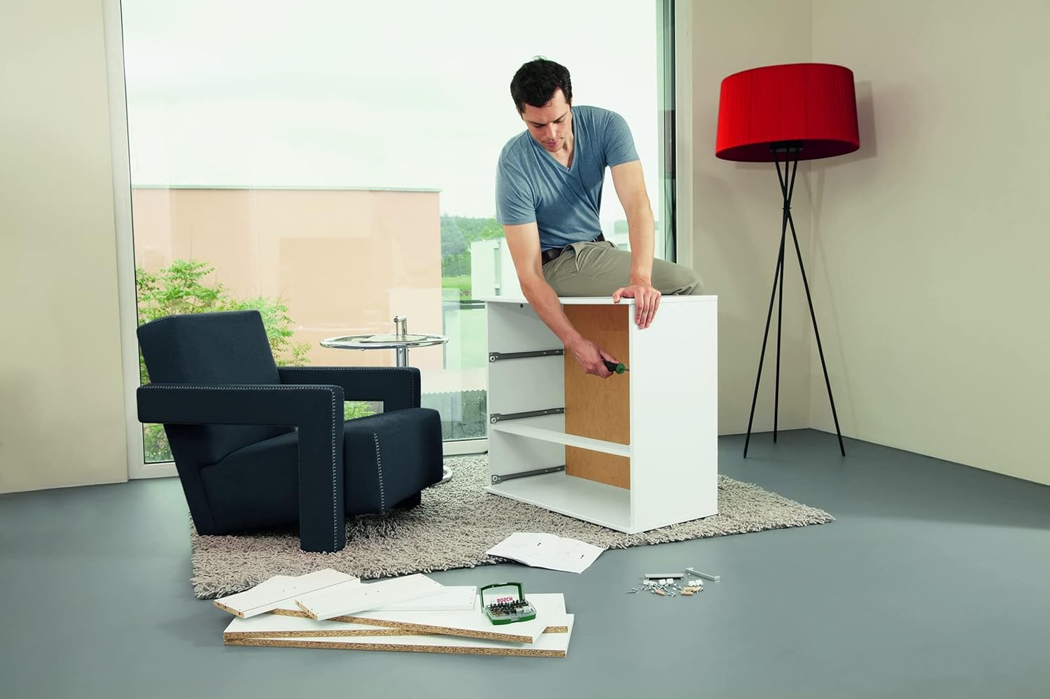 Bosch Accessories 32-Piece Screwdriver Bit Set with Colour Coding image number 1