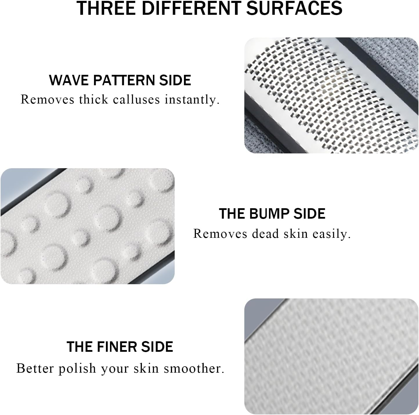 Setsail Pedicure Tools for Feet&mdash;Callus Remover for Feet, Foot Scrubber for Hard Skin, Foot File, Heel Scraper for Cracked Heels, Stainless Steel Foot Rasp (2 Pack)