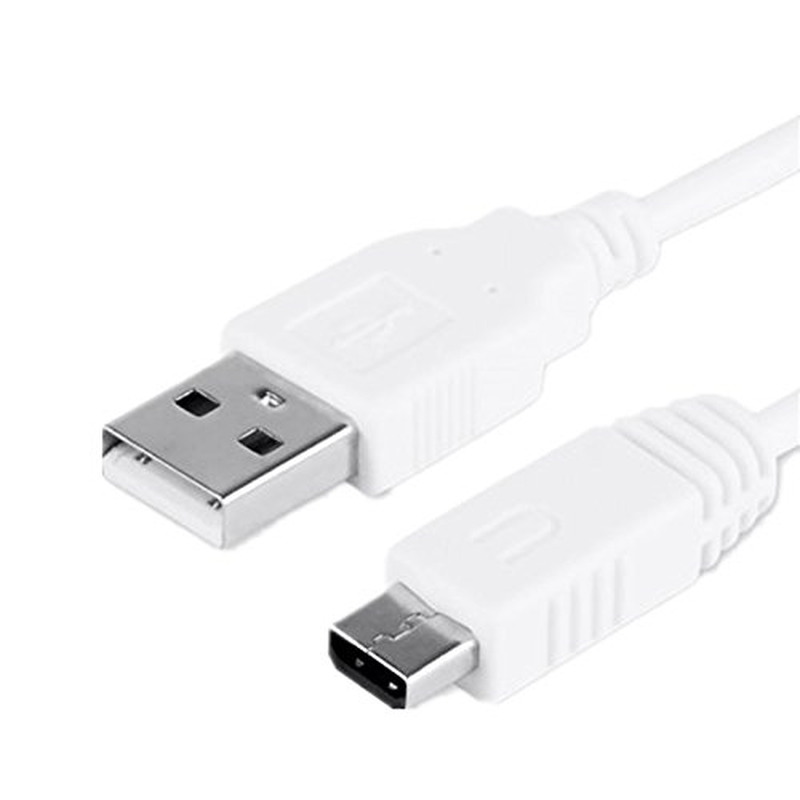 Power USB Data Charger Charging Cable Cord Compatible with Nintendo Wii U/WUP-010 Gamepad Controller image number 1