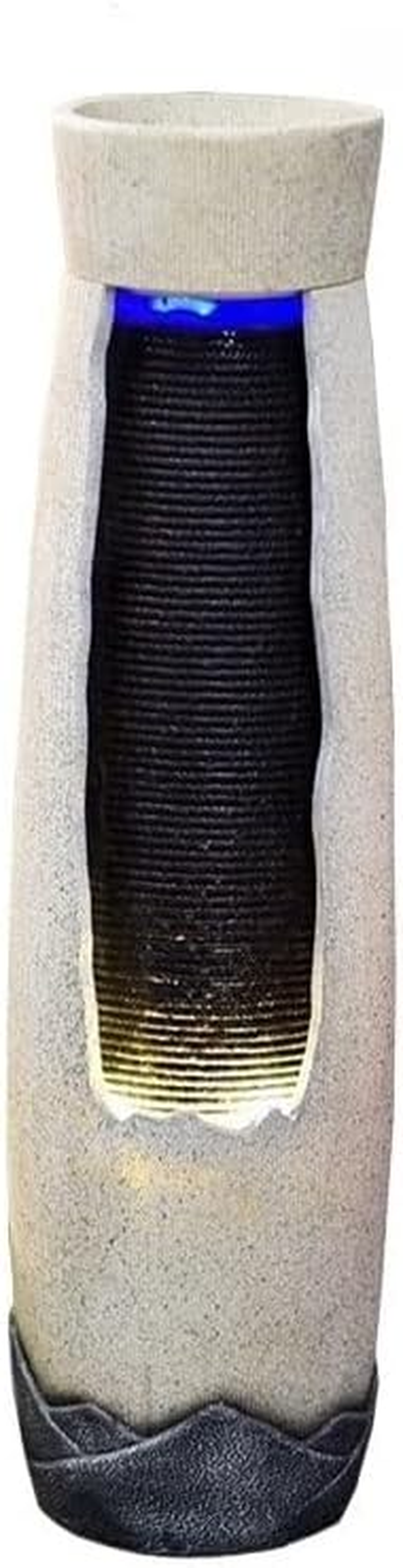 Outdoor Fountain Creative Modern Fountain Home Decor Floor to Ceiling Circulation, Flowing Water Rockery Landscape Indoor and Outdoor Ornaments image number 2