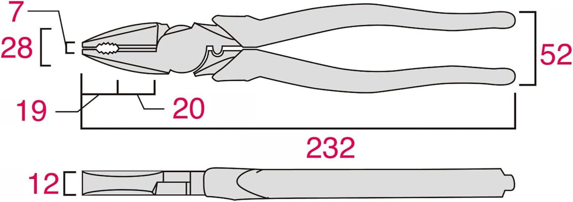 Fujiya 3020N-225BG Eccentric Power Pliers, Black Gold, Burr Treatment Function, 8.9 Inches (225 Mm) image number 2