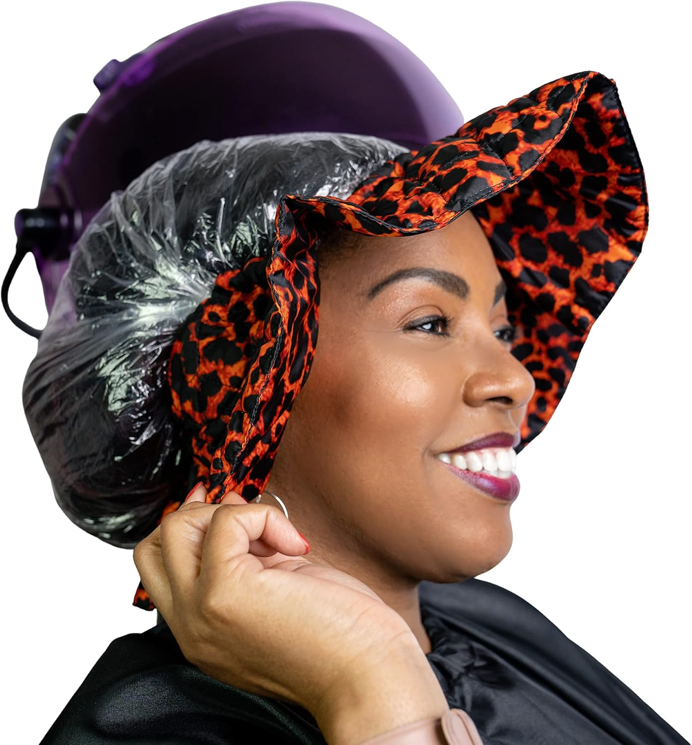 Hair Dryer Heat Shield - Bonnet (Lava) image number 3