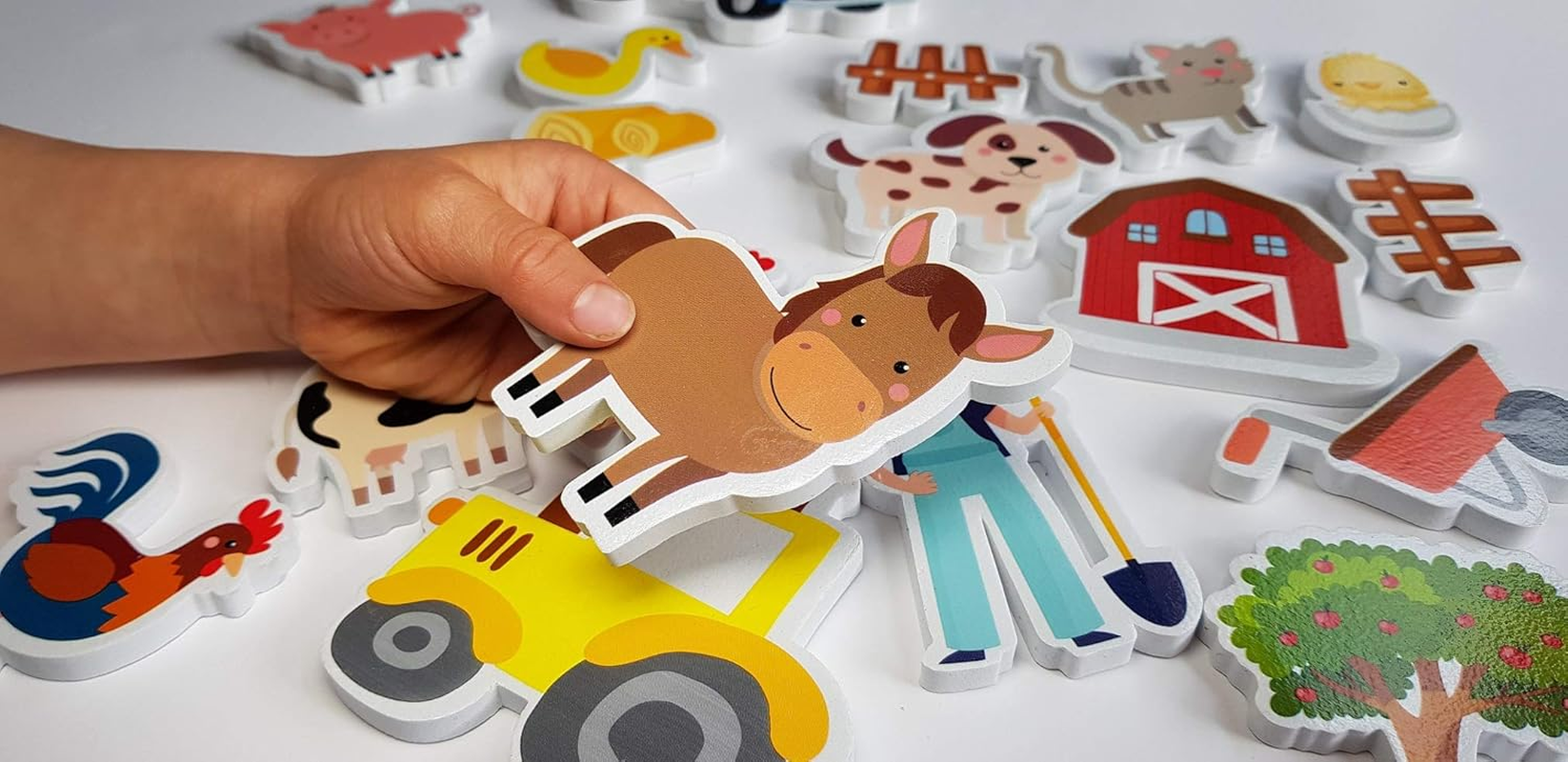 Buddy & Barney Farm Bath Stickers Toy for Kids (19Pc, Ages 1+) image number 2