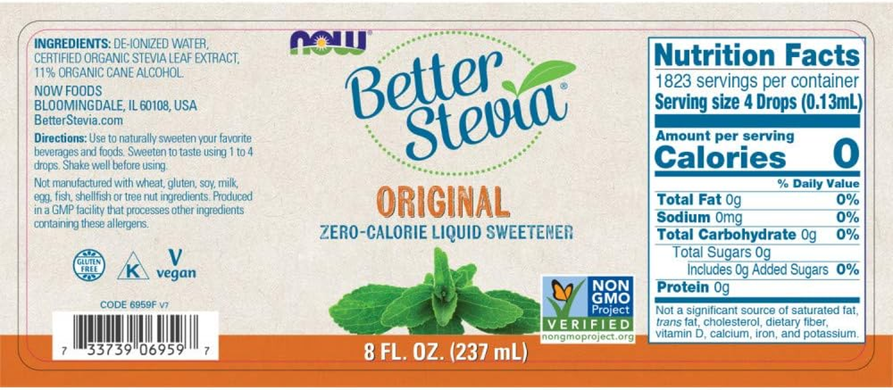 NOW Foods Betterstevia Liquid,8-Ounce image number 2