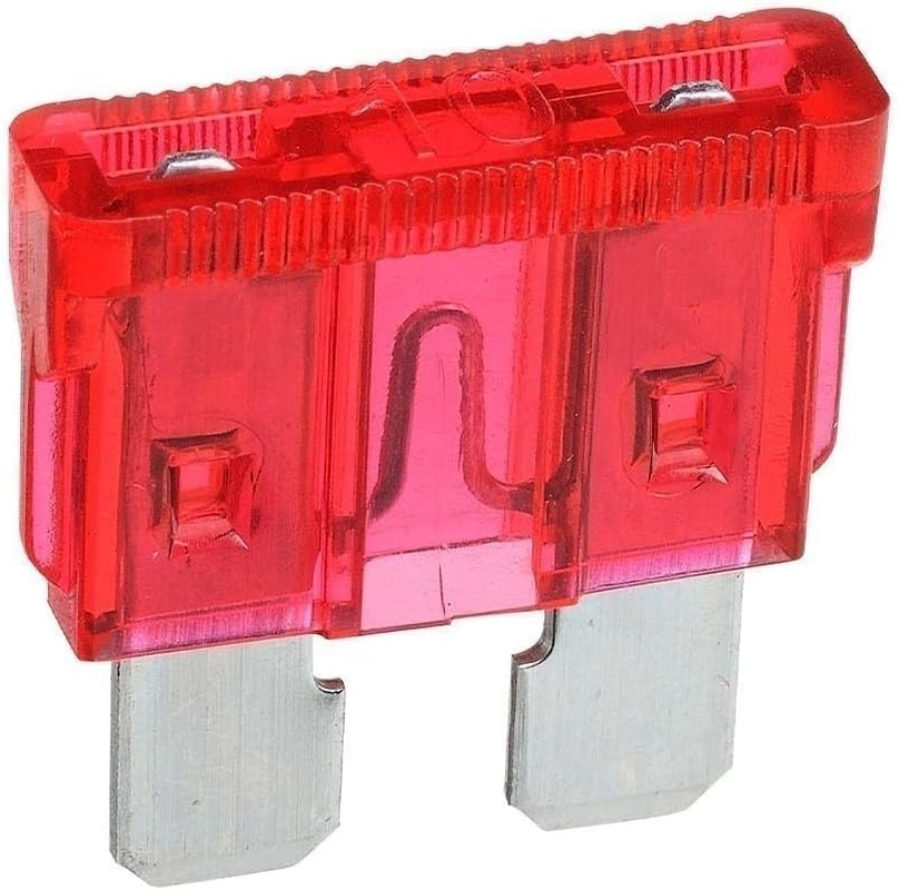 Narva 10 Amp Standard ATS Blade Fuse, Red, 19 X 19 Mm (Blister Pack of 5) image number 1