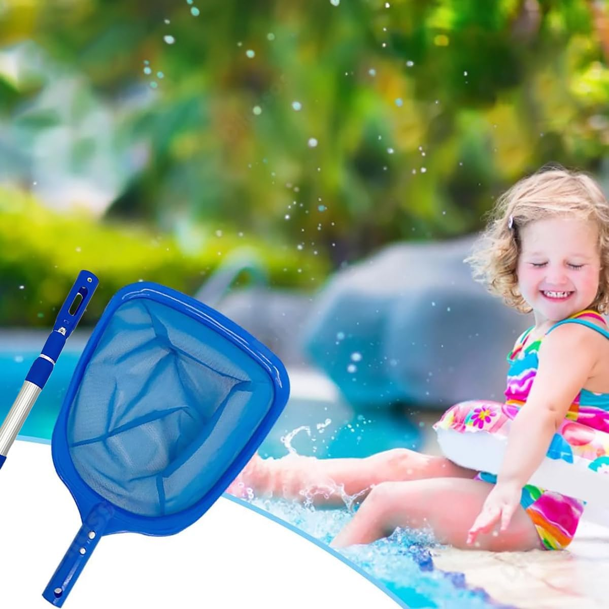 Source Manufacturers Cross-Border Support Length Requirements Various Connection Requirements Swimming Pool Cleaning Fishing Net Cover image number 4