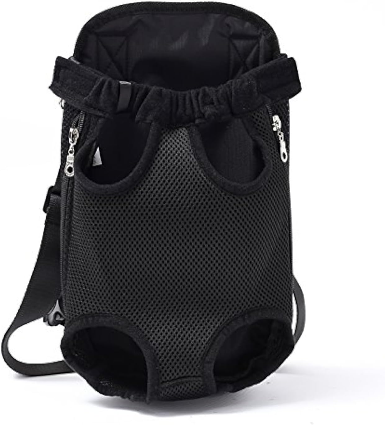 Yelesley Pet Dog Carrier Backpack Mesh Camouflage Outdoor Travel Products Breathable Shoulder Handle Bags for Small Dog Cats (S, Black)