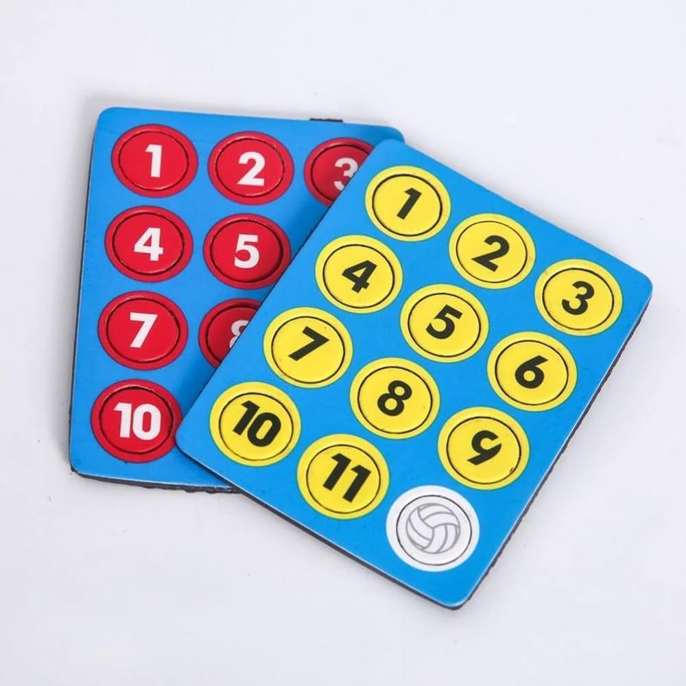 SPPHOENIX Foldable Volleyball Coach Tactics Board - Double-Sided Magnetic Coaching Clipboard, Strategy Planning Book Set image number 5