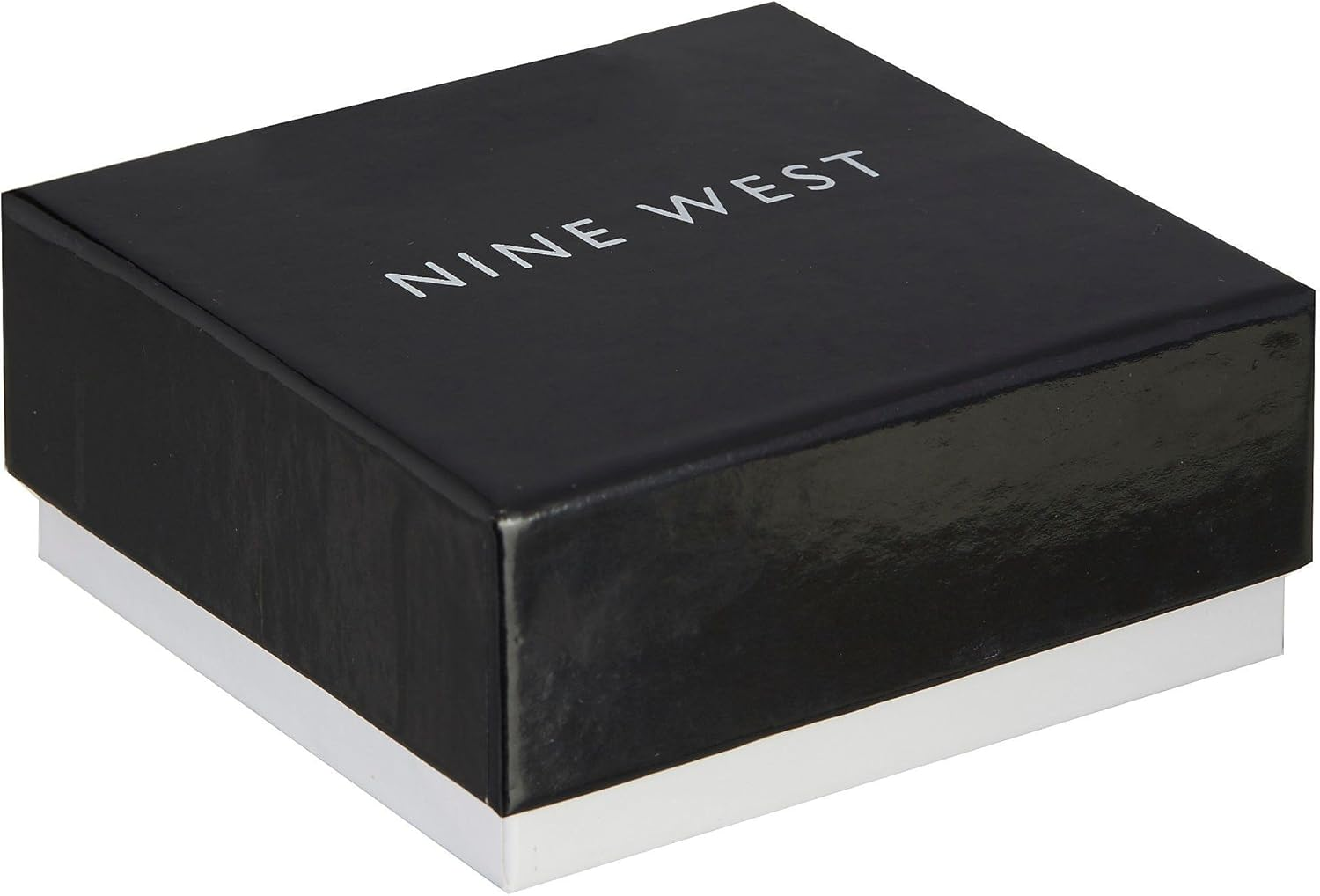 Nine West Women'S Boxed Bracelet Pave Heart Stretch - Silver Tone image number 2