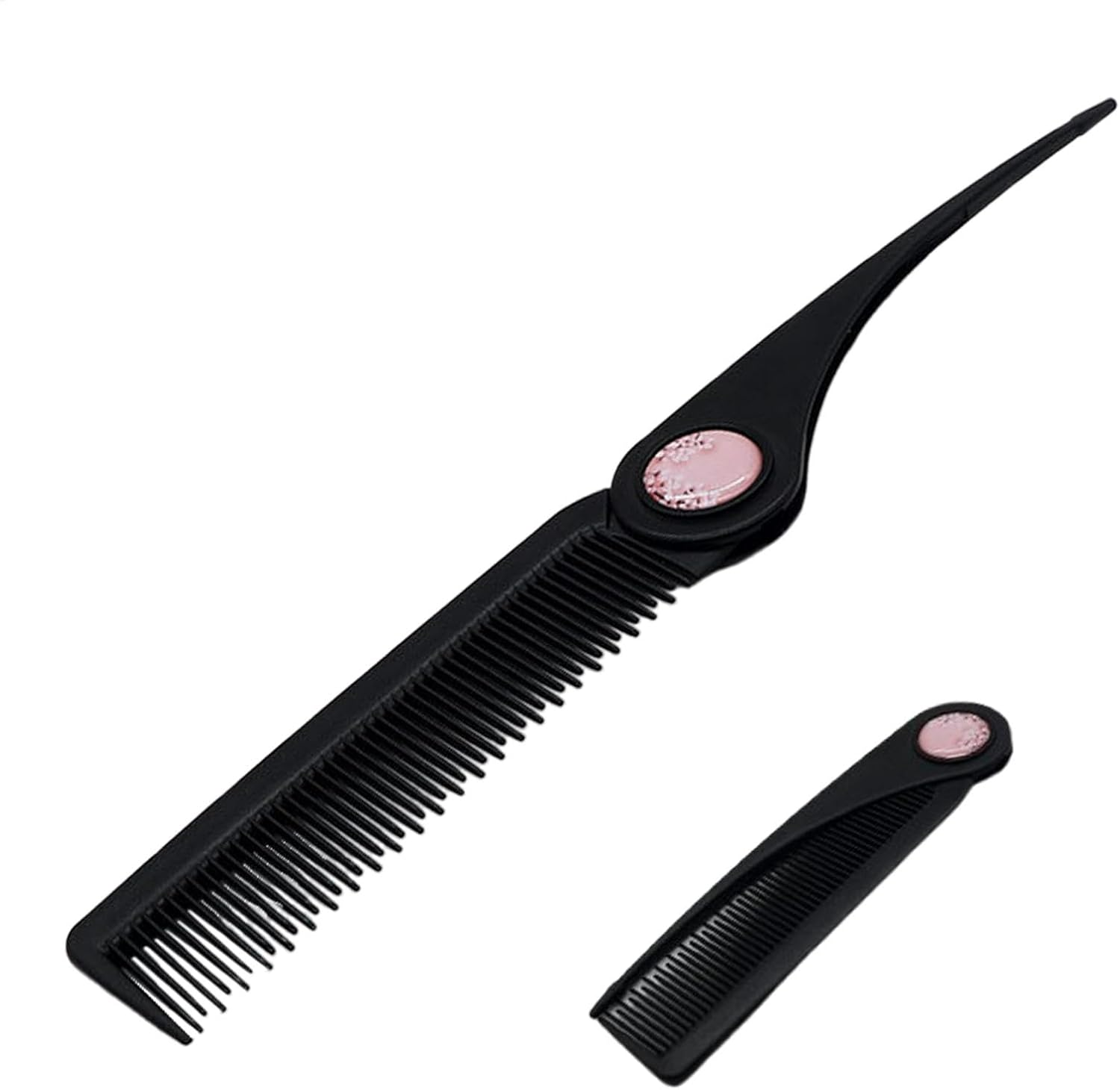 Tail Combs for Parting,Hair Parting Folding Combs | Travel Pocket Parting Comb, Fine Tooth Comb for Girls, Family, Friends, Kids image number 5