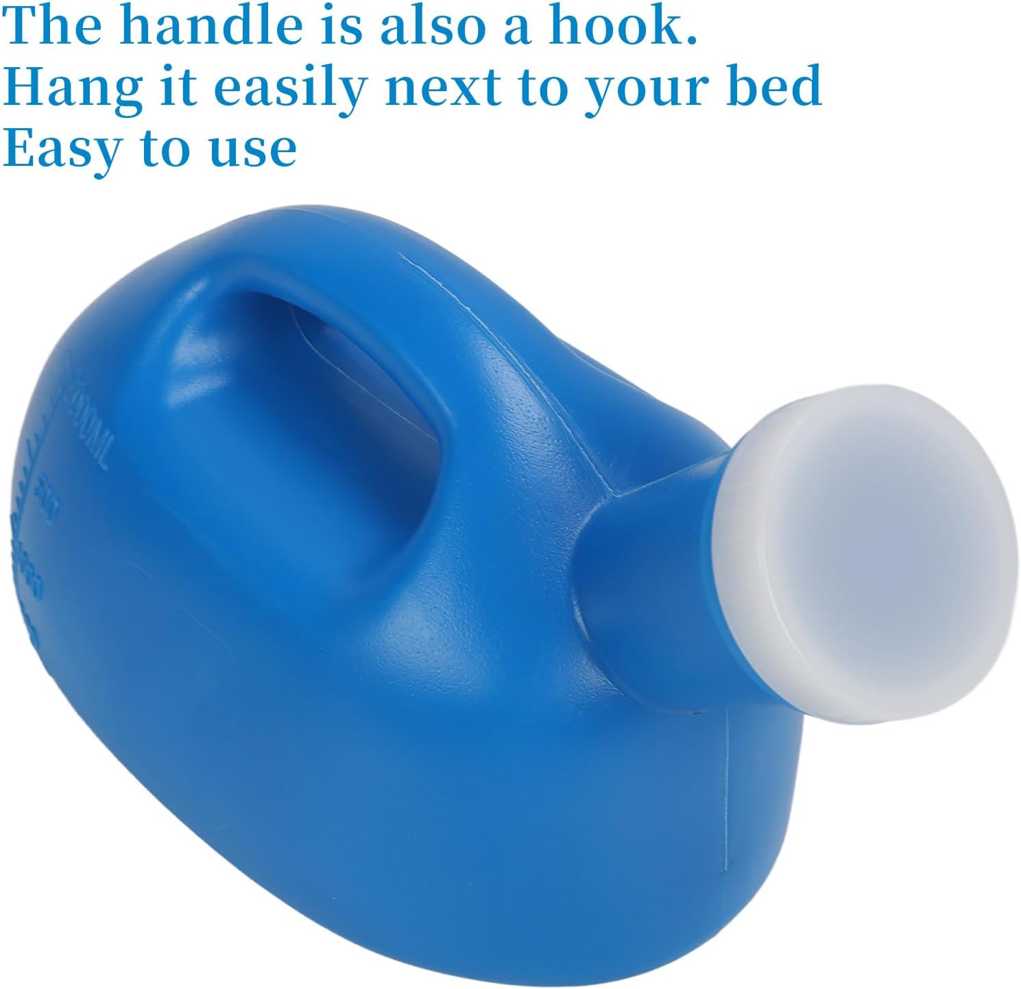 Portable Urinals, 2000Ml Unisex Urinals Large Pee Bottle, Spill Proof Male Urine Bottles with Lid, Telescopic Tube Urinals for Men, Potty Container for Car Home Travel Hospital image number 2