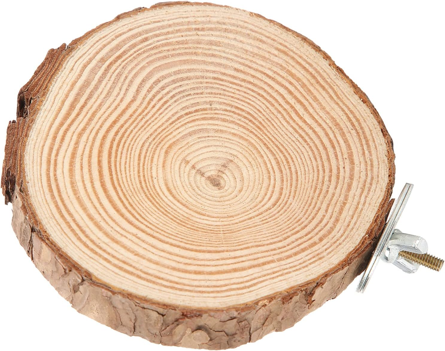 Cryfokt round Wooden Perch Platform for Birds, Safe and Durable, for Pet Exercise and Resting (5-6) image number 3