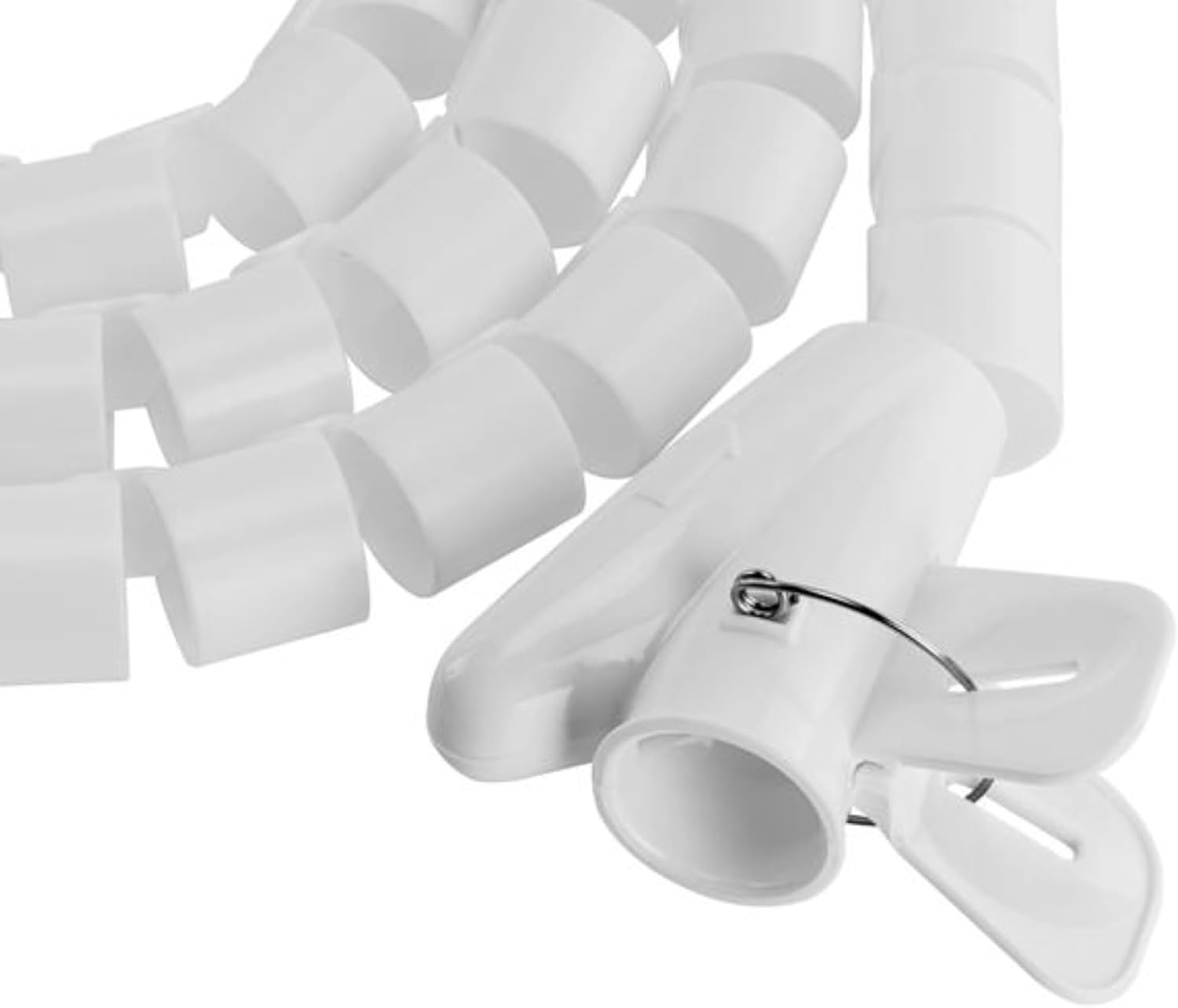 Brateck Coiled Tube Cable Sleeve, White, 1000 X 25 Mm image number 1