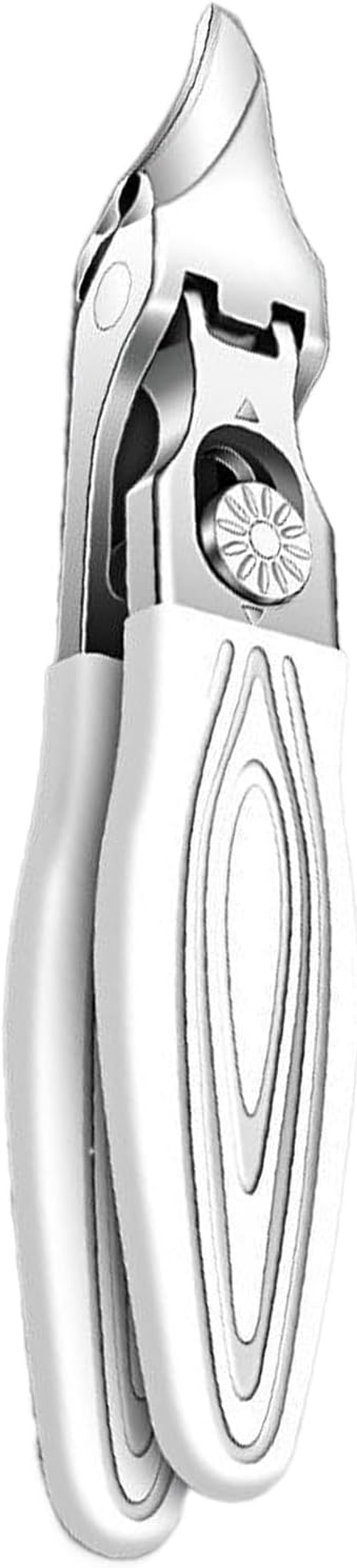 Side Nail Clippers - Slanted Tip Cuticle Nail Clipper,Anti-Splash Professional Remover Tool for Seniors Women Personal Grooming Foot Care