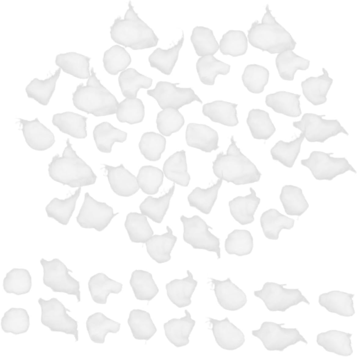 Minkissy 4Packs Armor Remover Cotton Balls Nail Gel Cleaning Cotton Balls for Nail Polish Removal Absorbent for Manicure and Makeup Removal