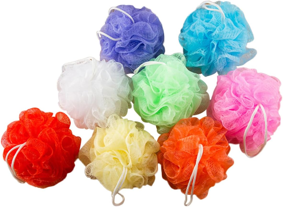 BELLIFFY 16Pcs Soft Mesh Bath Solid Shower Sponges for Gentle Exfoliation and Lathering Comfortable Bath Scrubber for Skin Types for Daily Body Wash image number 3