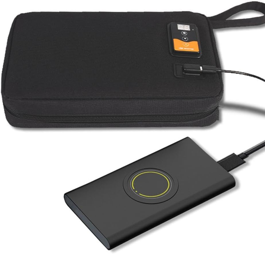 Portable Baby Wipe Warmer, USB Baby Wipes Warmer for Babies with 30&deg;C to 60&deg;C Adjustable Heating Temperature, Diaper Wipe Warmer up to 80Pcs Wipes Capacity, for Home, Travel, Camping, Car