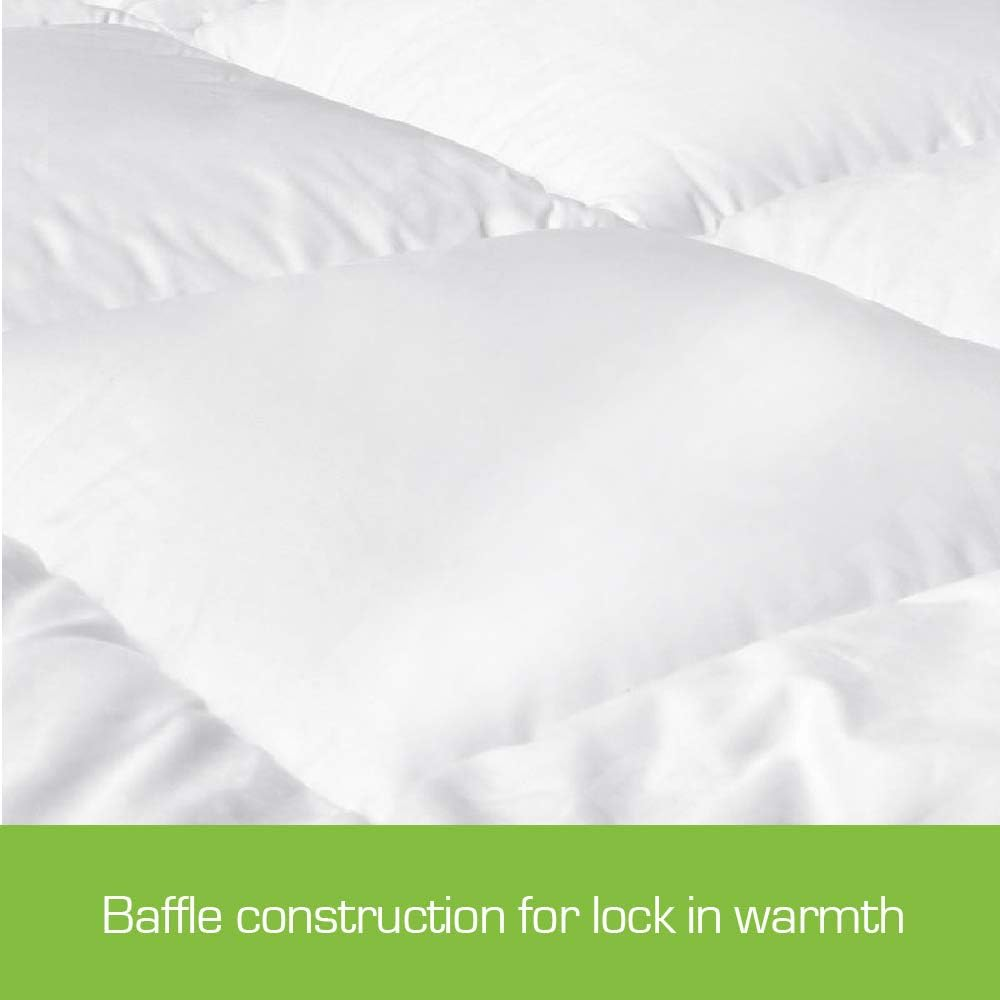200GSM White Duck down Feather Summer Weight Quilt/Duvet/Blanket (Double)