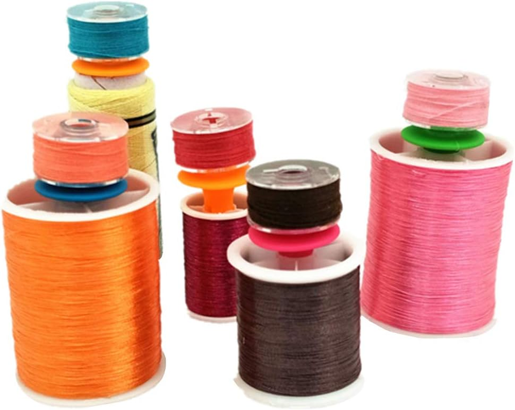 (12 Pieces) - YEQIN Bobbin Holder. Storage Your Bobbins on Top of Thread Spools (12 Pieces) image number 4