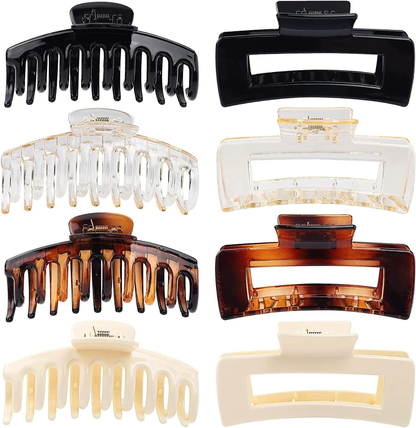 Claw Clip,Hair Clips,Claw Clips for Thick or Thin Hair,Hair Claw Clips for Women, Hair Accessories for Girls(8Pcs)