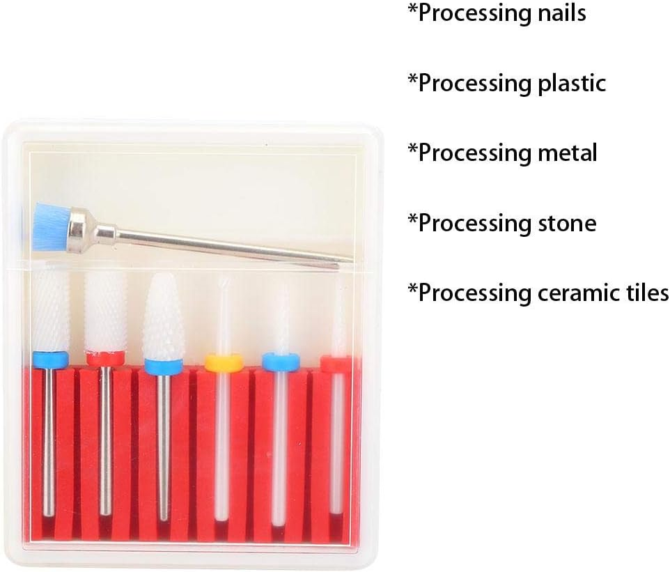 Durable Easy to Grind Nail Drill Bit, Easy to Useeasy to Use Efficient Exquisite Craftsmanship Nail Drill Bits, Salon Shop Manicure Store Beauty Salon for Home(Gh-01) image number 4