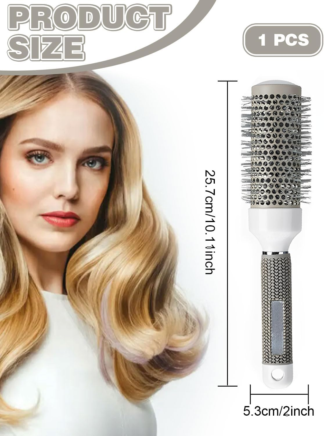 KEMUZ Professional Curl Brush & Curl Brush - Premium Curl Comb for Defined Curls, Gentle Detangling & Stylish Hairstyles (For All Hair Types) image number 1