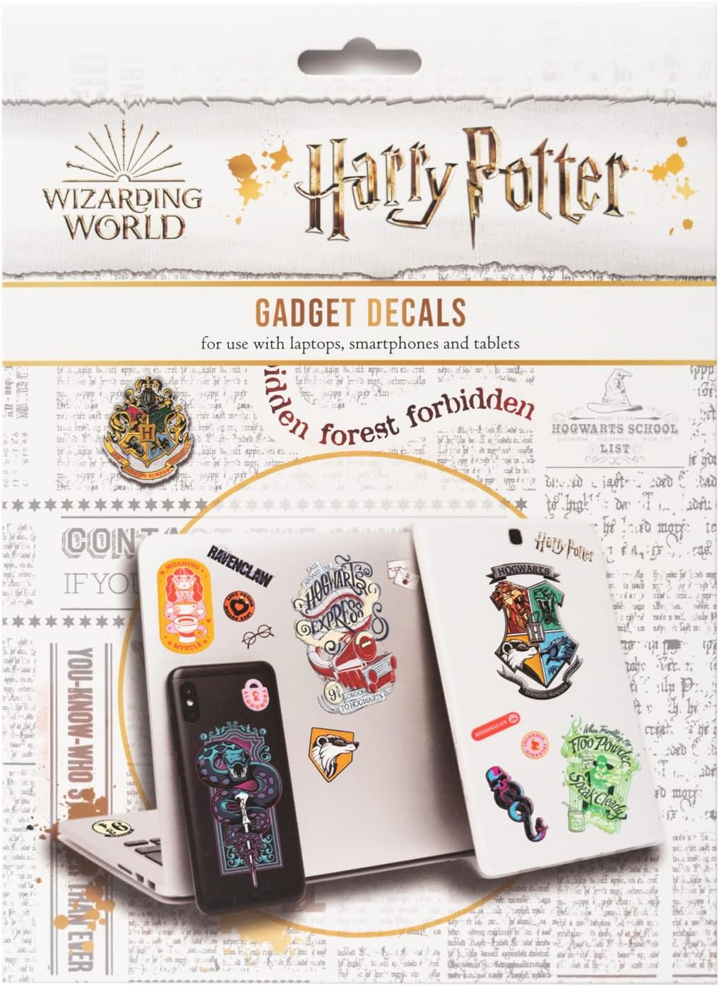 Erik Official Harry Potter Gadget Decals - 32 Waterproof & Removable Stickers - Laptop Stickers - Cute Stickers - Stickers for Children - Stickers for Adults - Harry Potter Merchandise image number 3
