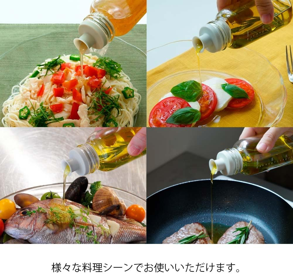 HARIO DBSN-150-PGR Dressing Bottle, Slim, 5.1 Fl Oz (150 Ml), Can Be Used with Hot Water, Pale Gray image number 4