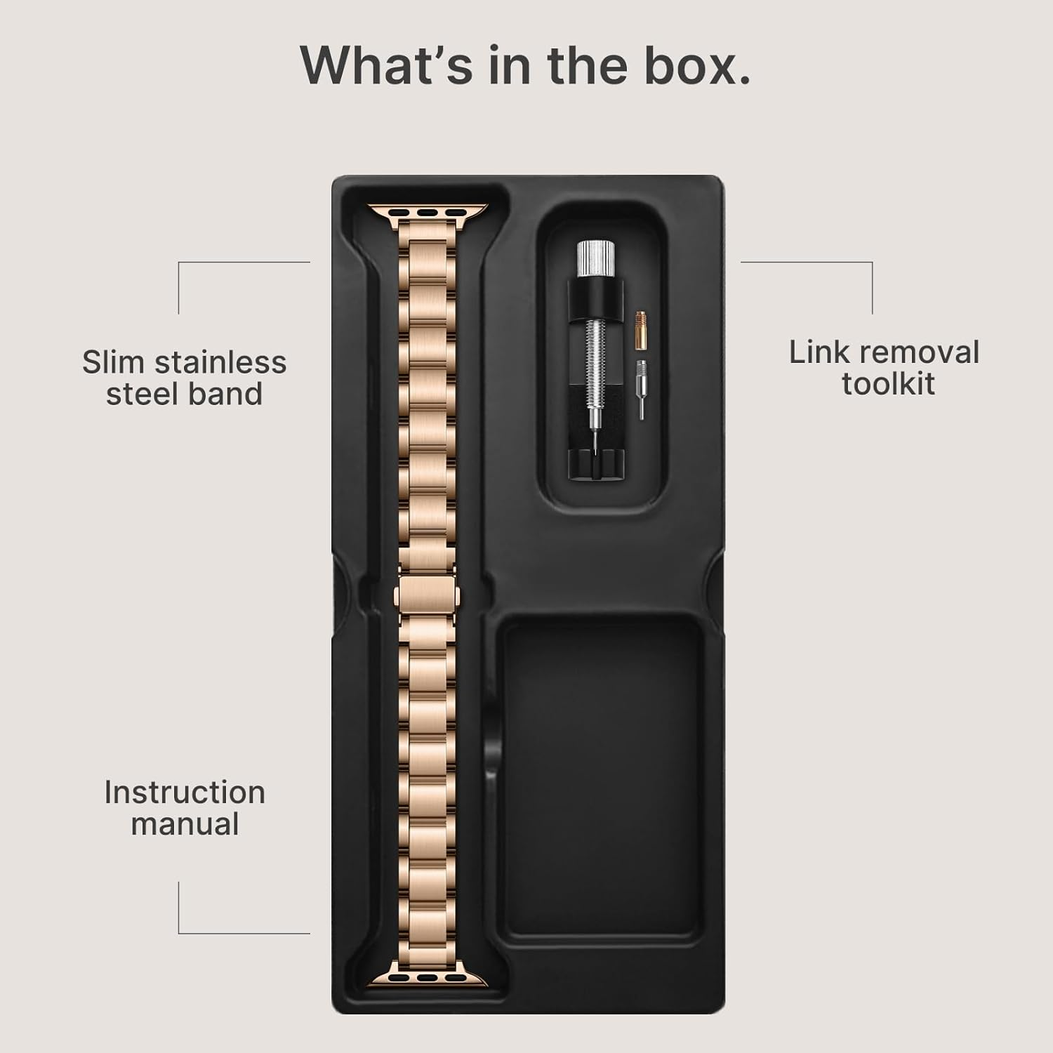 Wutwuk Compatible with Apple Watch Band 42Mm(Series 11/10) 40Mm 41Mm 38Mm Women'S Adjustable Stainless Steel Band for Iwatch 11 10 9 8 7 6 5 4 3 2 1 SE Women