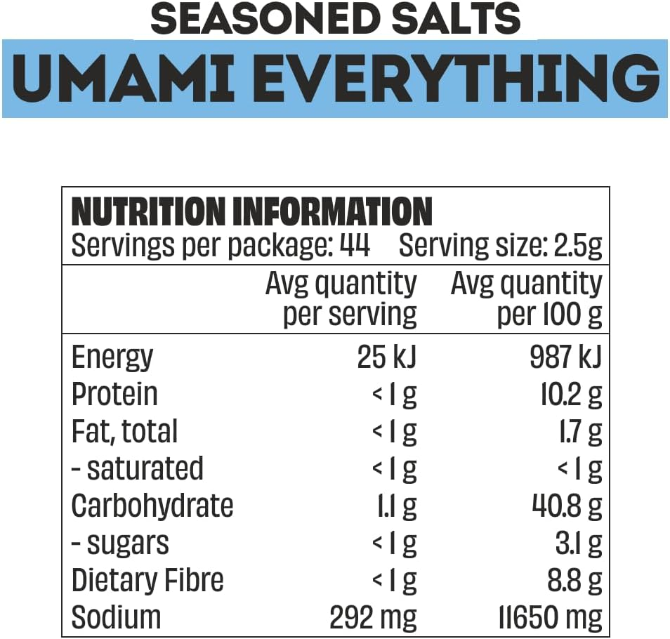 Mingle Seasoning No Nasties Seasoned Salts Umami Use Me on Everything