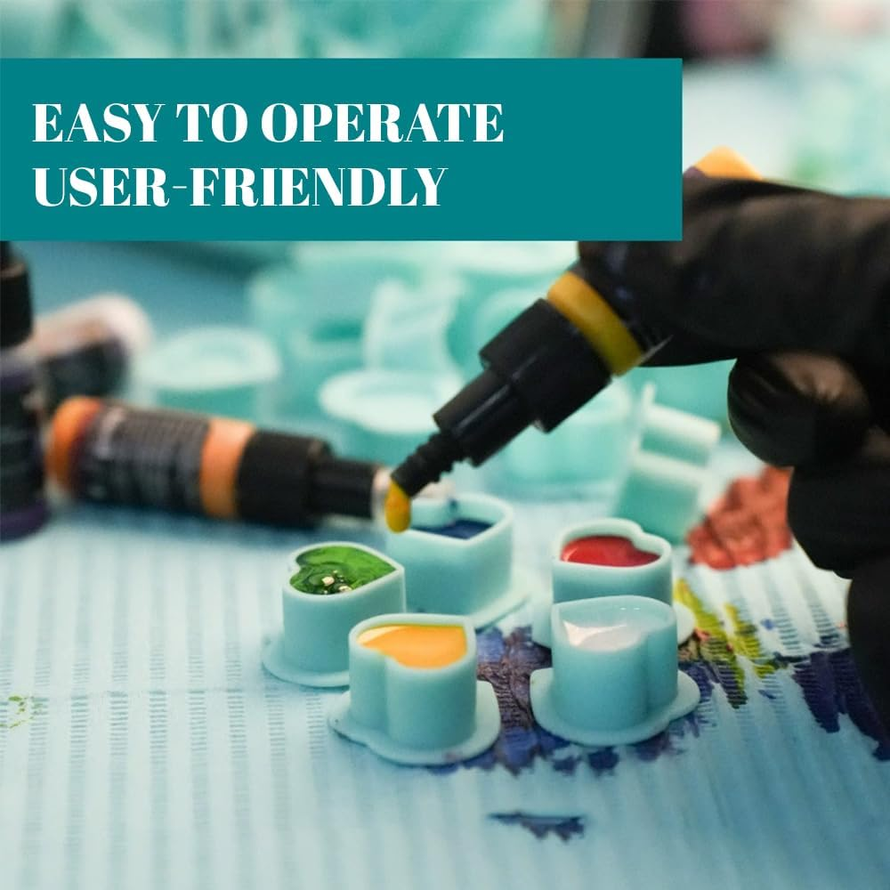 200Pcs Heart Ink Caps with Base Silicone Disposable Tattoo Pigment Cup for Tattooing Supplies image number 2