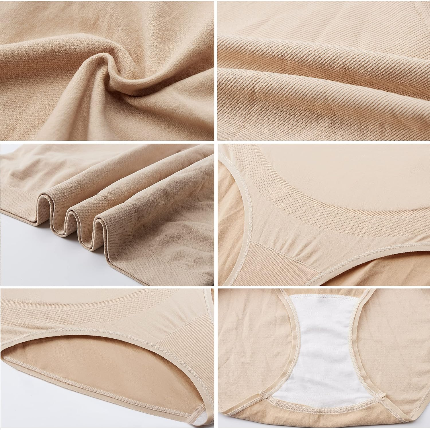 Mama plus Women'S over Bump Maternity Underwear High Waist Seamless Pregnancy Briefs Nylon Panties Multi-Pack