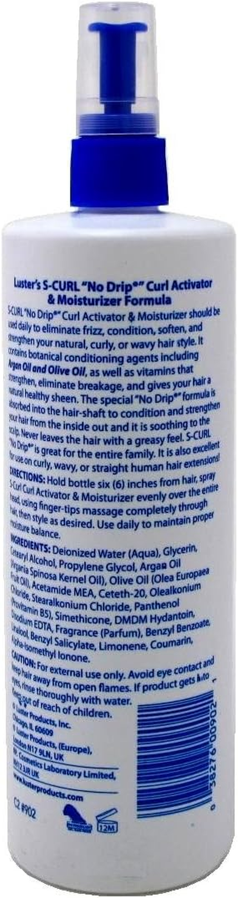 Lusters S-Curl Activator Moisturizer No-Drip 16 Ounce (473Ml) (3 Pack) image number 1