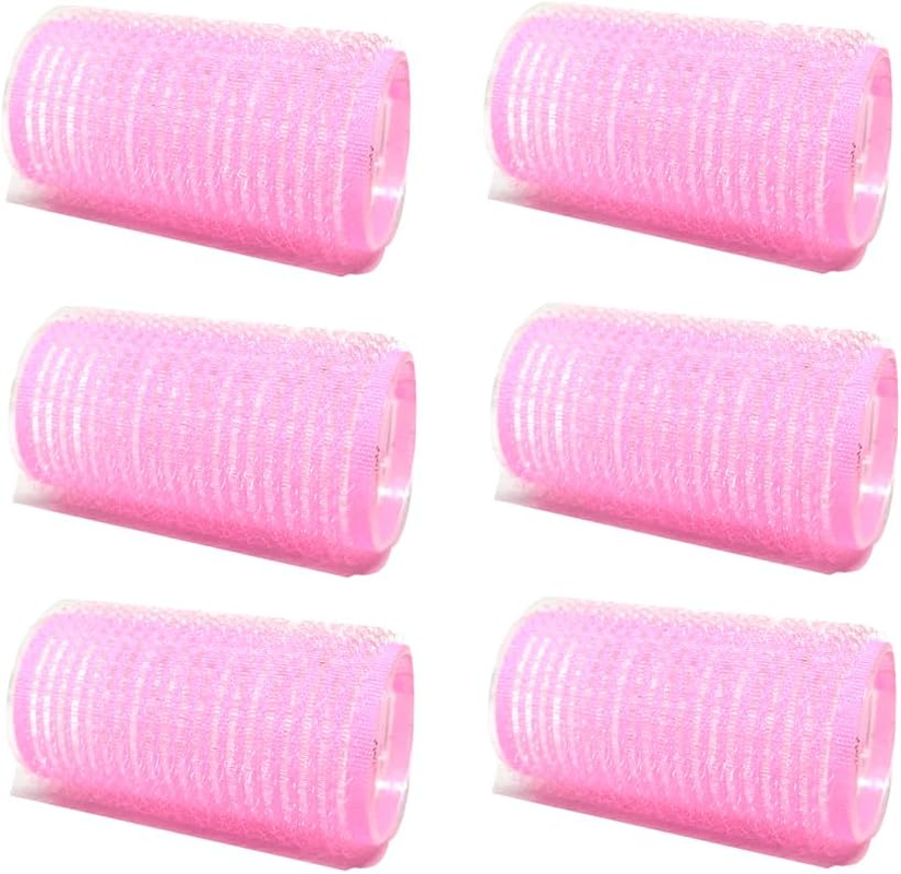6-Pack Self-Grip Hair Rollers &ndash; 3.0Cm (1") Curlers for Volume, Random Color image number 1